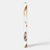 ブラウンクリームトライバル先住民羽毛 Case-Mate iPhoneケース (裏面 / 左)