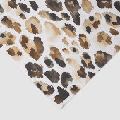 ブラウンクリームヒョウ動物 薄葉紙 (詳細)