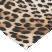 ブラウンクリームヒョウ印刷 テーブルクロス (アングル)