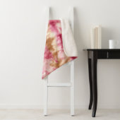 ブラウンクリームピンク女性のカーボーイ牛革 シェルパブランケット (インサイチュ)