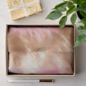 ブラウンクリームピンク女性のカーボーイ牛革 薄葉紙 (ギフト)