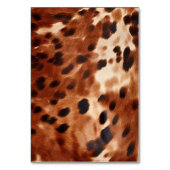 ブラウンクリームブラックコウィドテーブル番号 テーブルナンバー (裏面)