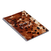 ブラウンクリームブラックコウィド ノートブック (右側)