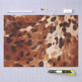 ブラウンクリームブラックコウィド 薄葉紙 (クラフト)