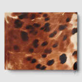 ブラウンクリームブラックコ結婚ウィド ゲストブック (裏面)