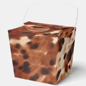 ブラウンクリームブラックコ結婚ウィド フェイバーボックス (正面)