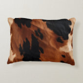 ブラウンクリームブラック南西コウィド アクセントクッション (裏面)