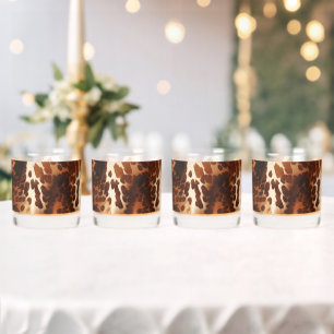 ブラウンクリームブラック南西コウィド ウイスキーグラス