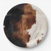 ブラウンクリームブラック南西コウィド ペーパープレート (正面)