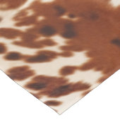 ブラウンクリームホワイトコウィド テーブルクロス (アングル)