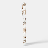 ブラウンクリームホワイトフラワークリスマス Case-Mate iPhoneケース (裏面 / 左)