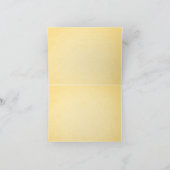 ブラウンクリームラベルスタイル サンキューカード (内部)