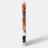 ブラウンクリーム動物の牛革 Case-Mate iPhoneケース (裏面 / 左)