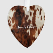 ブラウンクリーム南西コウィド オーナメント (正面)