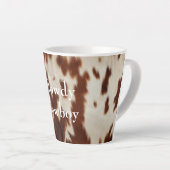 ブラウンクリーム南西コウィド カフェラテマグ (右アングル)