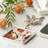 ブラウンクリーム南西コウィド キーホルダー (側面)