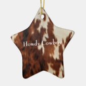 ブラウンクリーム南西コウィド セラミックオーナメント (左)