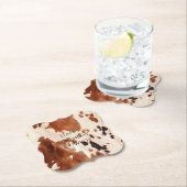 ブラウンクリーム南西コウィド ペーパーコースター (インサイチュ)