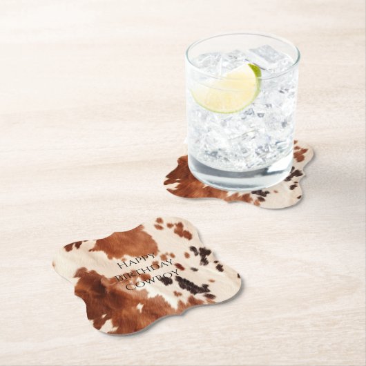 ブラウンクリーム南西コウィド ペーパーコースター (インサイチュ)