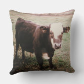 ブラウンクリーム牛 クッション (裏面)