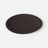 ブラウンクロコダイルスキンプリント ペーパープレート (アングル)