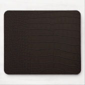 ブラウンクロコダイルスキンプリント マウスパッド (正面)