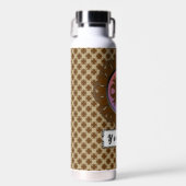 ブラウンクローバーリボンbyケネス・ヨンチッチ ウォーターボトル (正面)
