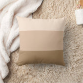 ブラウングラデーションストライプの クッション (ブランケット)