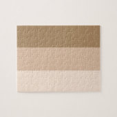 ブラウングラデーションストライプの ジグソーパズル (横)