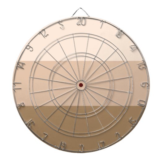 ブラウングラデーションストライプの ダーツボード (正面)