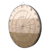 ブラウングラデーションストライプの ダーツボード (正面右)