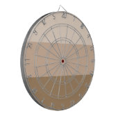 ブラウングラデーションストライプの ダーツボード (正面左)