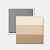 ブラウングラデーションストライプの マグネット (正面/裏面)