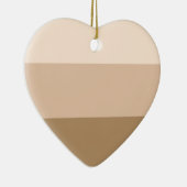 ブラウングラデーションセストライプのラミックオーナメント セラミックオーナメント (右)