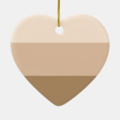 ブラウングラデーションセストライプのラミックオーナメント セラミックオーナメント (裏面)