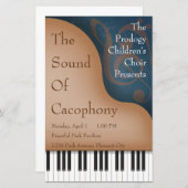 ブラウングランドピアノリサイタルポスター&コンサート (正面/裏面)