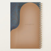 ブラウングランドピアノ音楽先生学生パフォーマー プランナー手帳 (裏面)