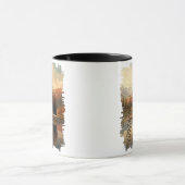 ブラウングリズリーベアーレイクリフレクション マグカップ (中央)