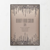 ブラウングリッエレガントタリーダブルドリップ美しいサロン 三つ折りプログラム (カバー)