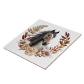 ブラウングルラホースオータムリース タイル (側面)