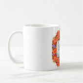 ブラウンケアンとウェスティテリアのフローラ コーヒーマグカップ (左)