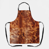 ブラウンコウィドアニマルプリント エプロン (正面)