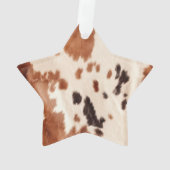 ブラウンコウィドアニマルプリント オーナメント (裏面)