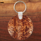 ブラウンコウィドアニマルプリント キーホルダー (正面)