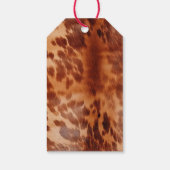 ブラウンコウィドアニマルプリント ギフトタグ (裏面)