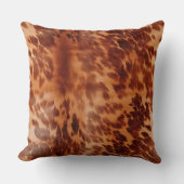 ブラウンコウィドアニマルプリント クッション (正面)