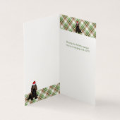 ブラウンコッカースパニエル犬ドッグプレイドクリスマスホリデー (内部)