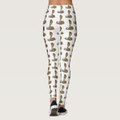 ブラウンコブラヘビイラストレーション レギンス (裏面)