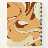 ブラウンコーヒースワール ノートブック (裏面)