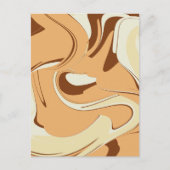 ブラウンコーヒースワール ポストカード (正面)